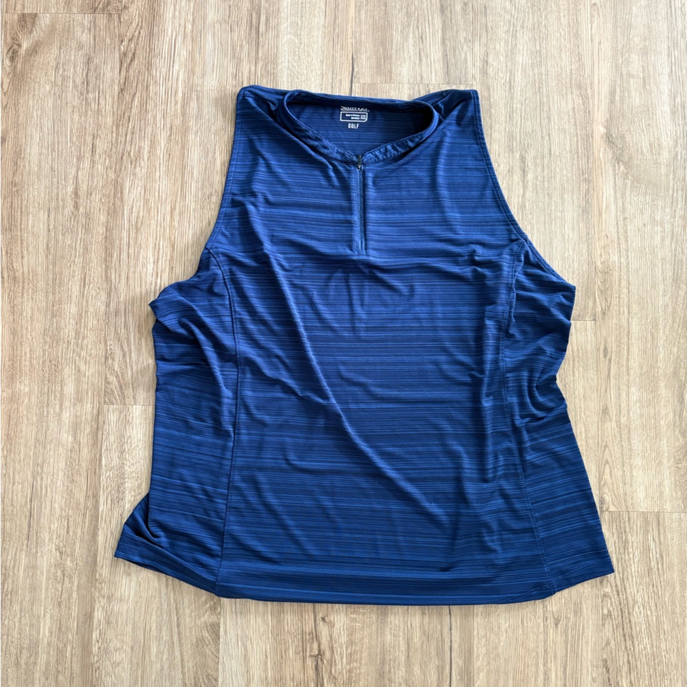 Slazenger Blue Sleeveless Golf Top